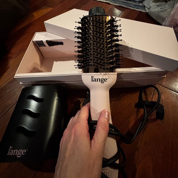 L'ange Le Volume 2-in-1 Titanium Blow Dryer Brush Blush