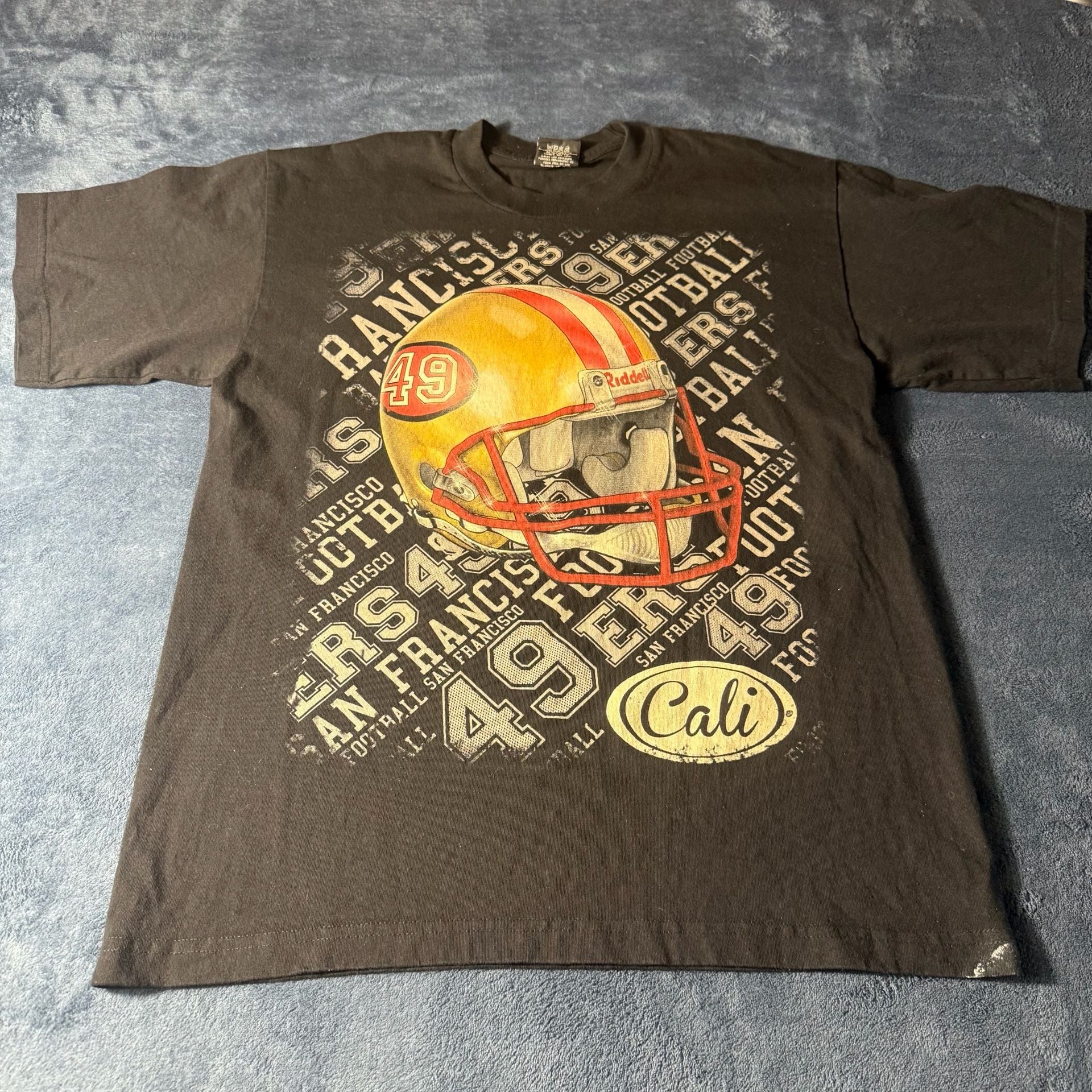 Pro Tag San Francisco 49ers T-Shirt Size L Black 2
