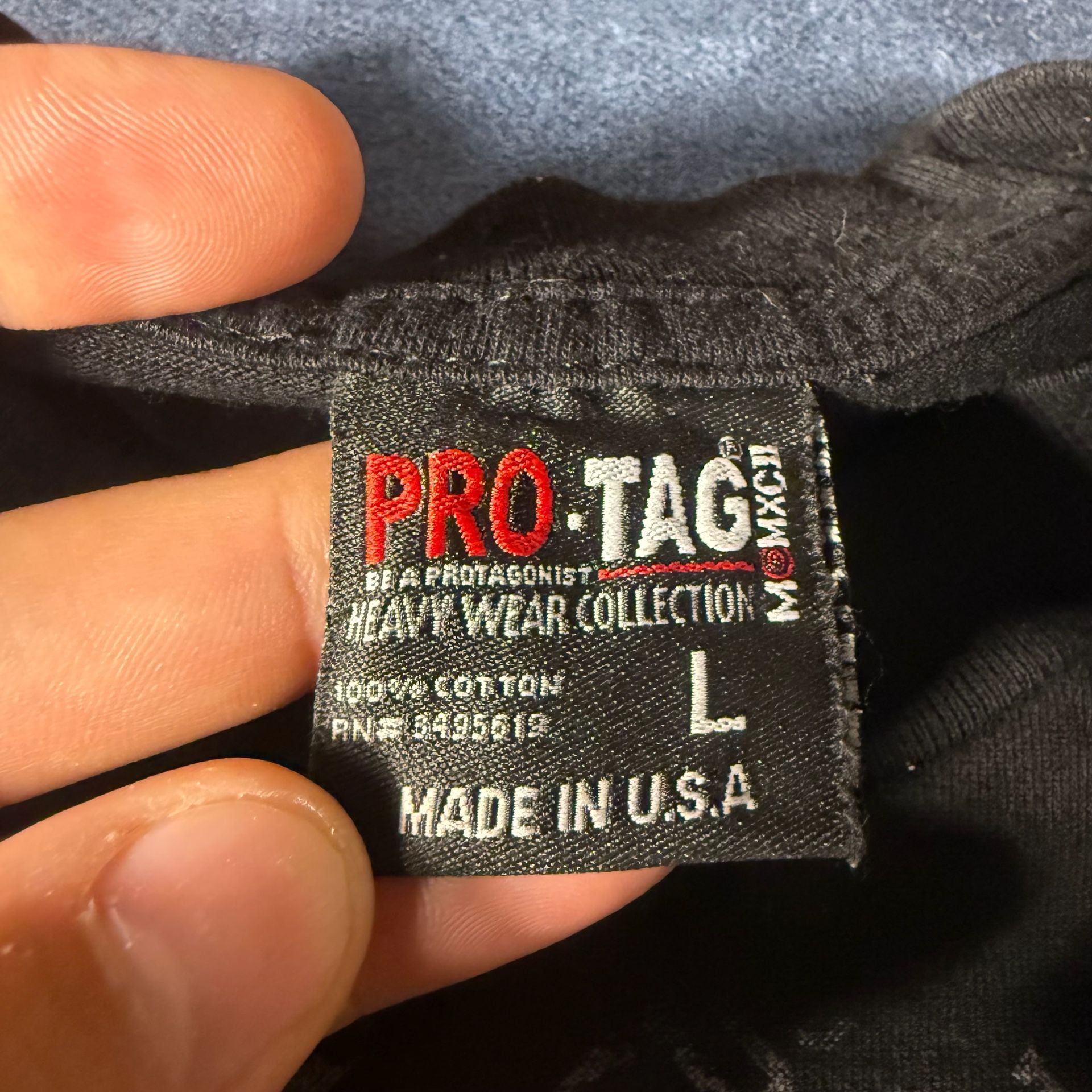 Pro Tag San Francisco 49ers T-Shirt Size L Black 3