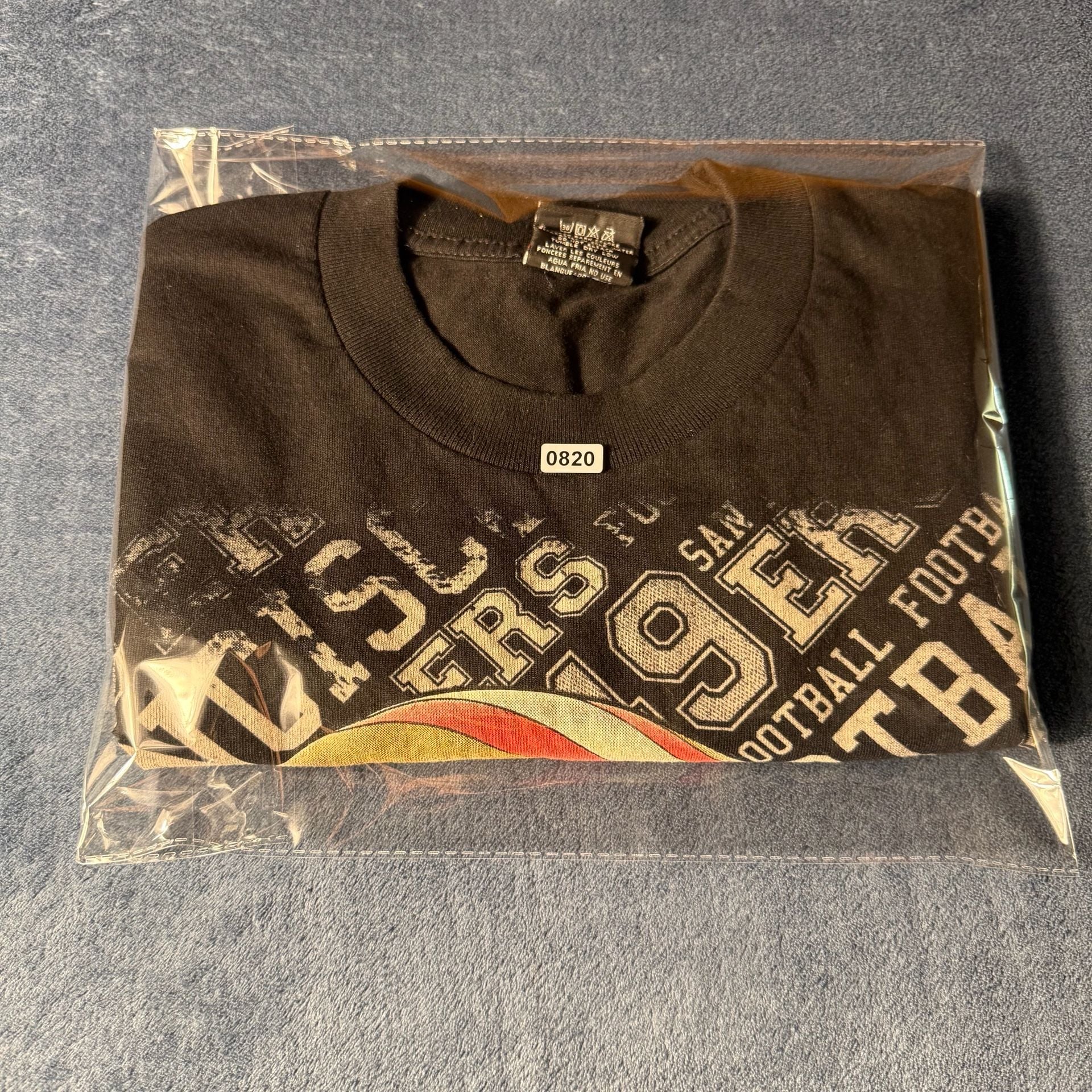 Pro Tag San Francisco 49ers T-Shirt Size L Black 7