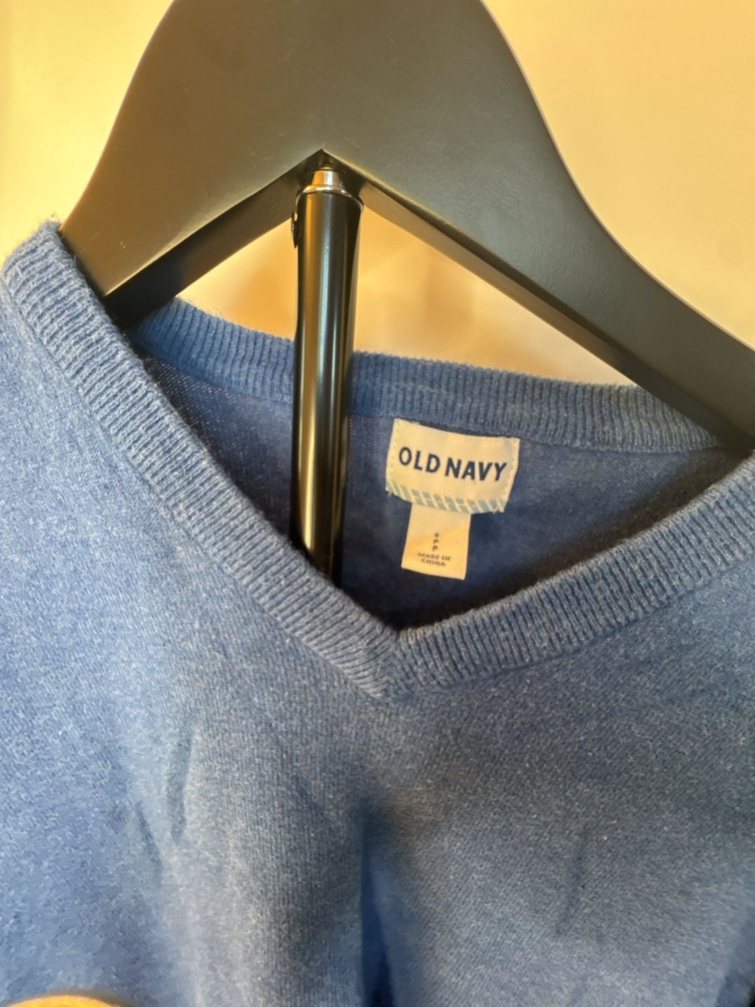 Old Navy V-Neck Sweater Size S Blue 2