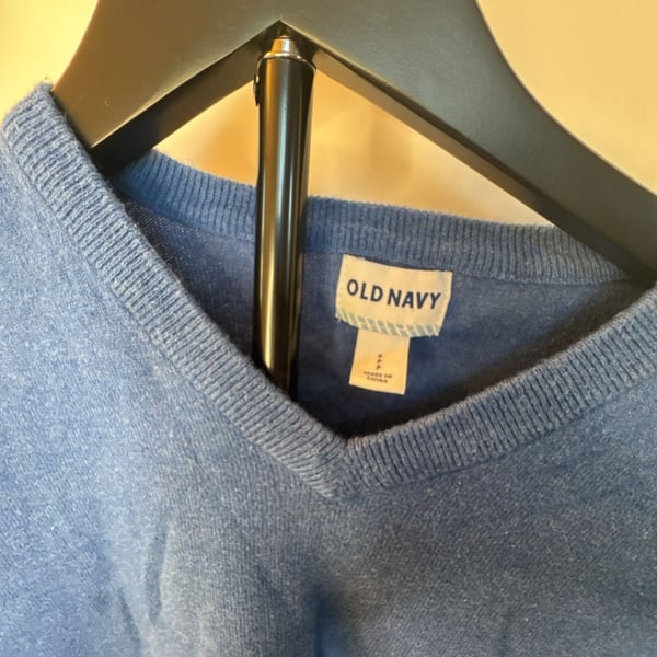 Old Navy V-Neck Sweater Size S Blue