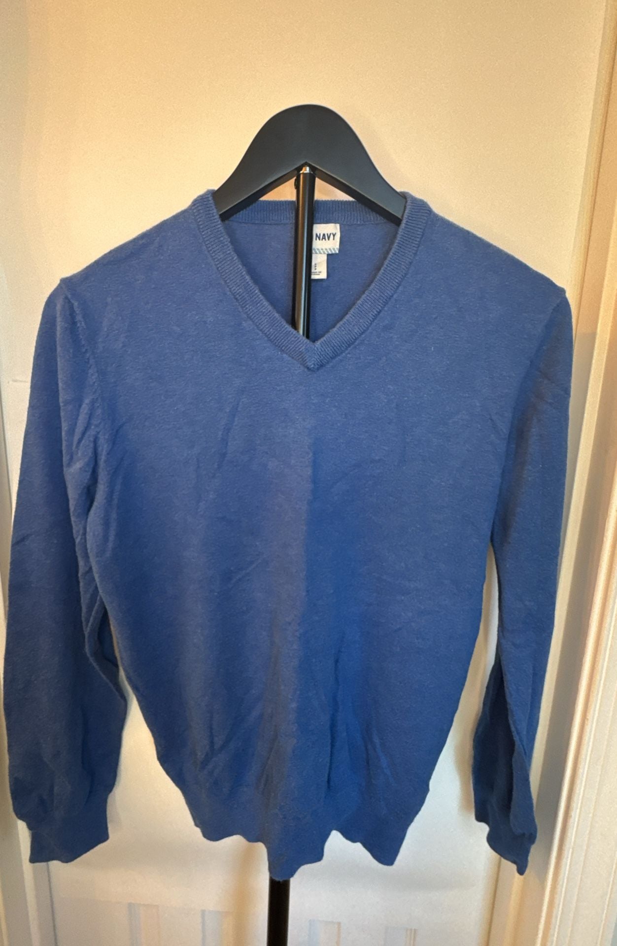 Old Navy V-Neck Sweater Size S Blue 3