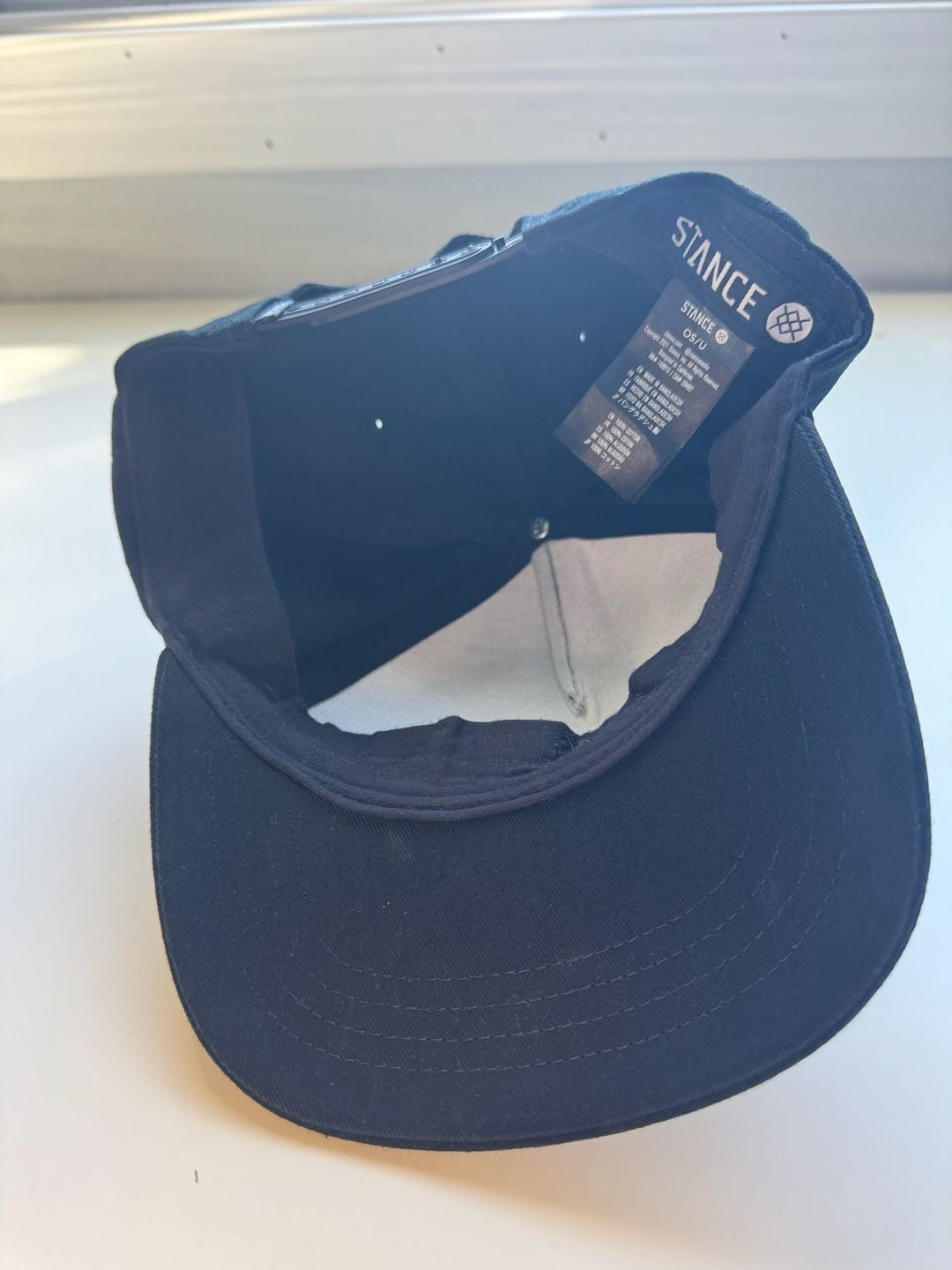 Stance Icon Snapback Hat Os/U Black Cotton 3