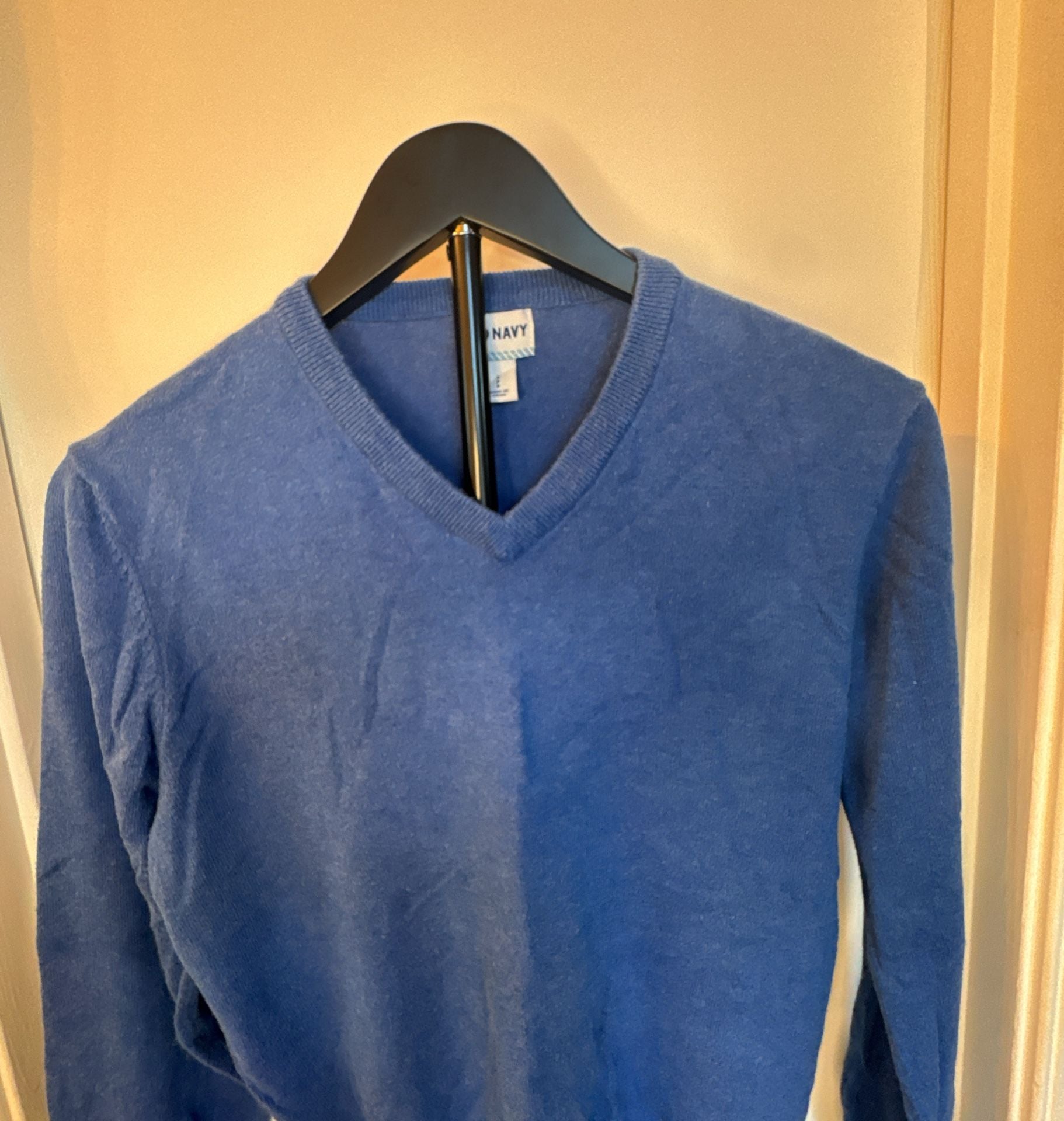 Old Navy V-Neck Sweater Size S Blue 4