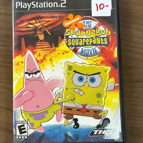 The SpongeBob SquarePants Movie Sony PlayStation 2 PS2 2004 Game w/ Nick Gamer