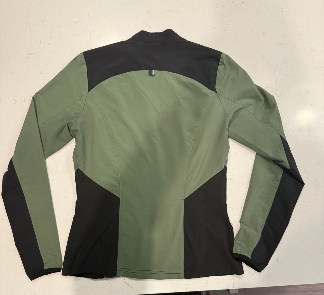 Barco One Wellness Jacket Size XS Green Black Full Zip Scrubs Warm-up 4