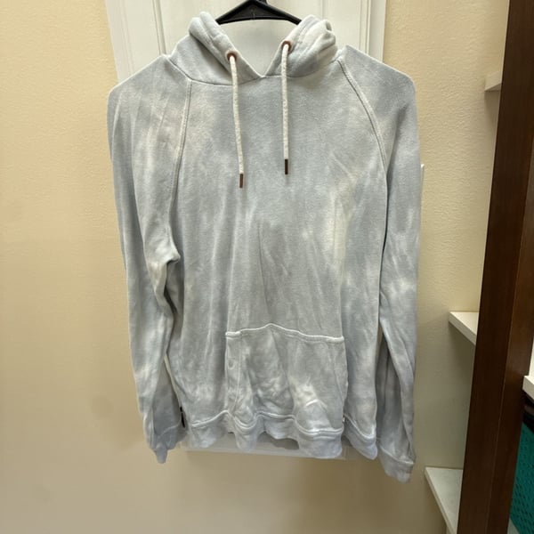Volcom Lived In Lounge Hoodie Size XS Tie Dye Pullover Sweatshirt