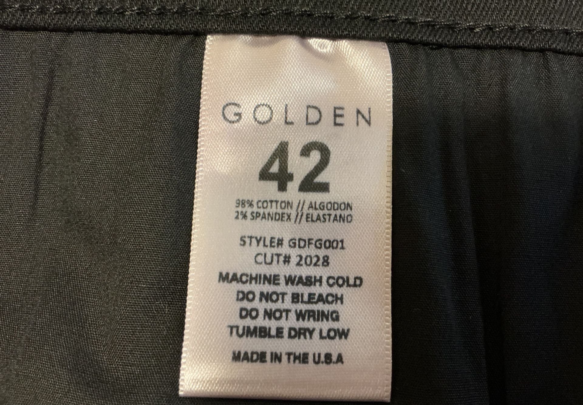 Golden Denim Gothic Letter Graphic Flare Jeans 13