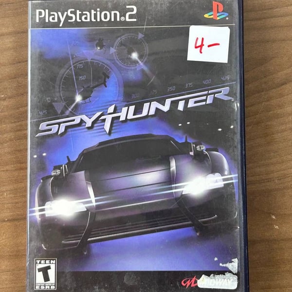 Spy Hunter Sony PlayStation 2 PS2 2001 Black Label Complete CIB w/ Manual