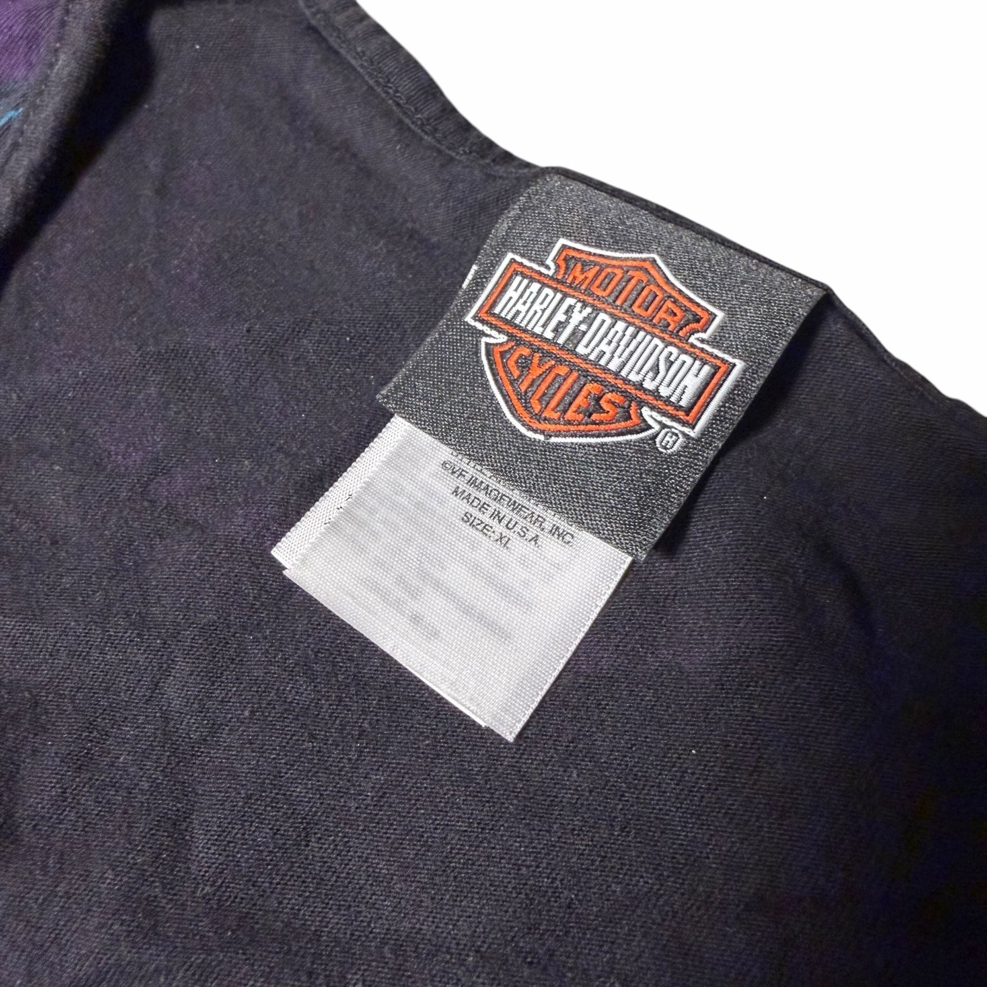 Harley-Davidson Dragon Tank Top Size XL Black Purple Lynnwood Washington 7