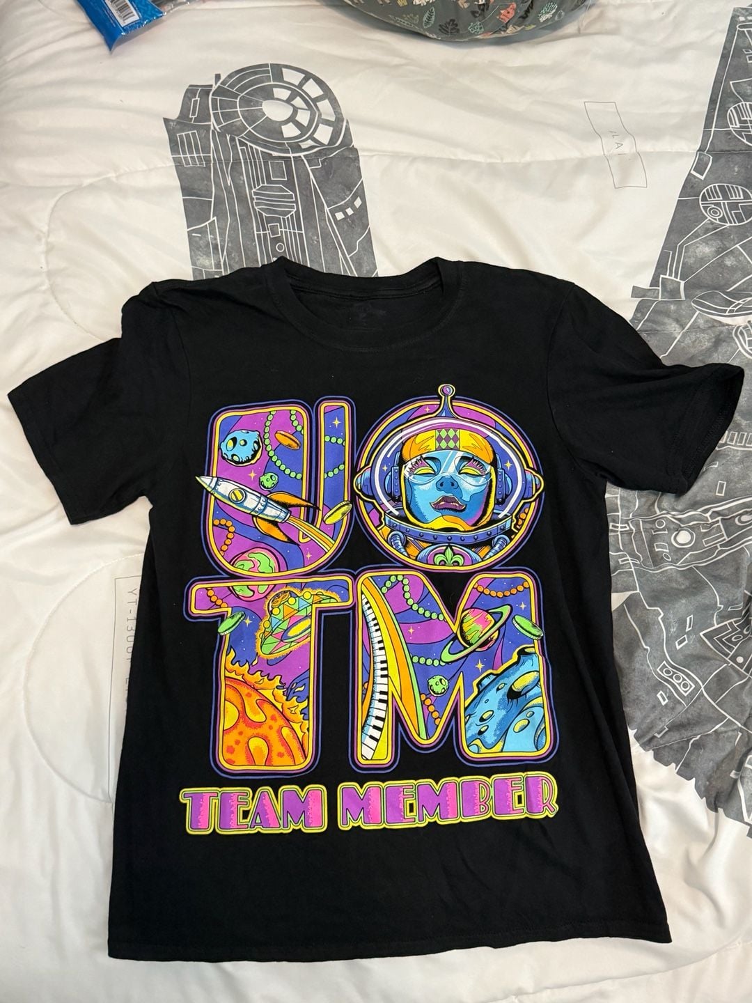 Universal Studios Florida UOTM Team Member Space Mardi Gras T-Shirt 2