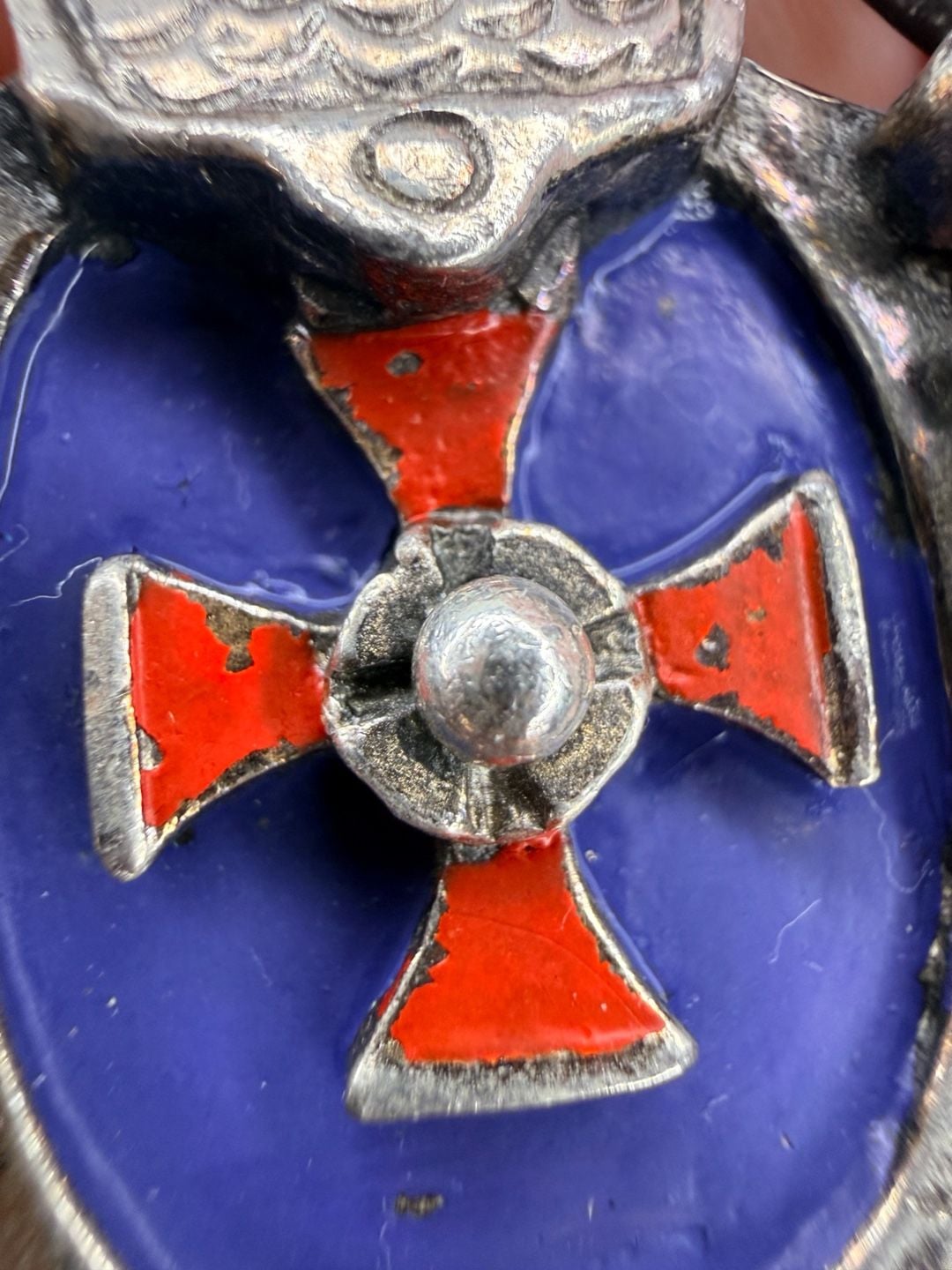 Vintage Crest Heraldic Enamel Shield Pin Brooch 7