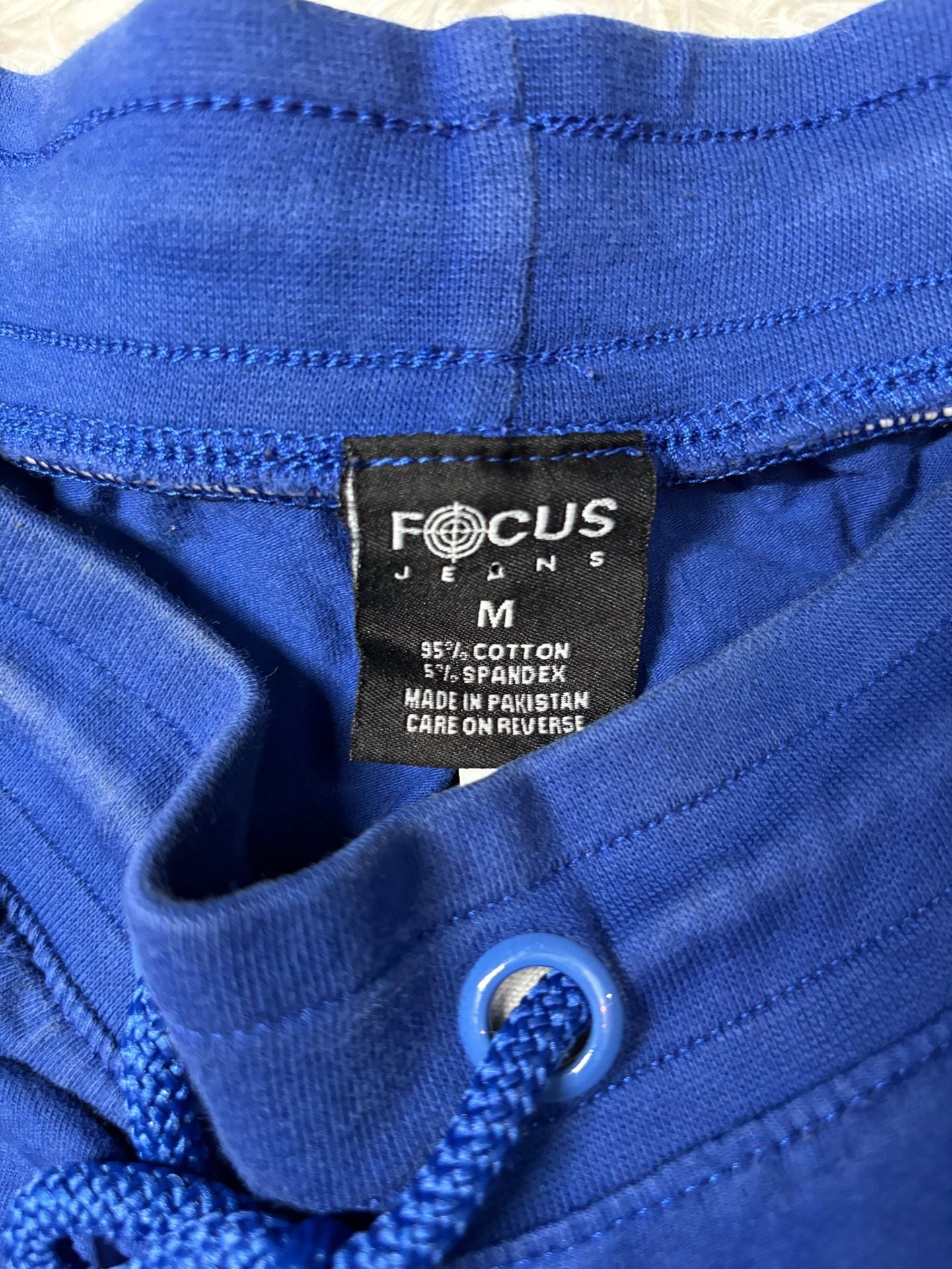 Focus Jeans Get Money Bear Shorts Size M Blue Cotton 3