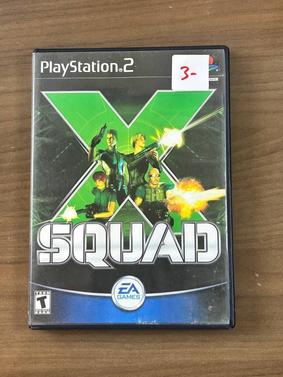 X-Squad Sony PlayStation 2 PS2 2000 EA Games Disc & Case No Manual 1