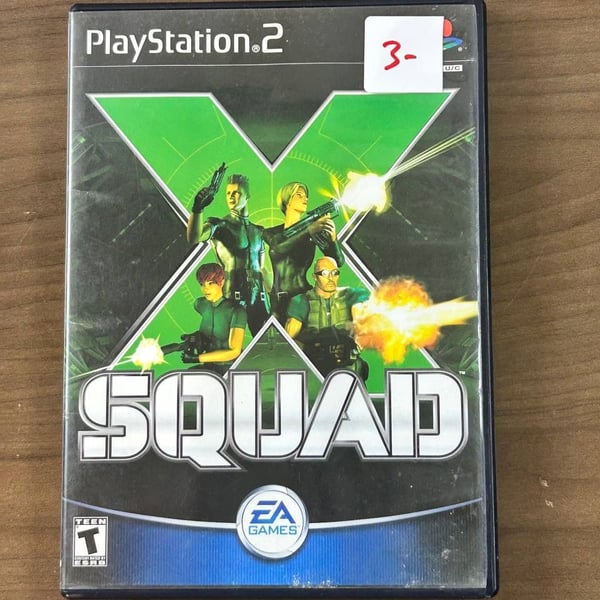 X-Squad Sony PlayStation 2 PS2 2000 EA Games Disc & Case No Manual