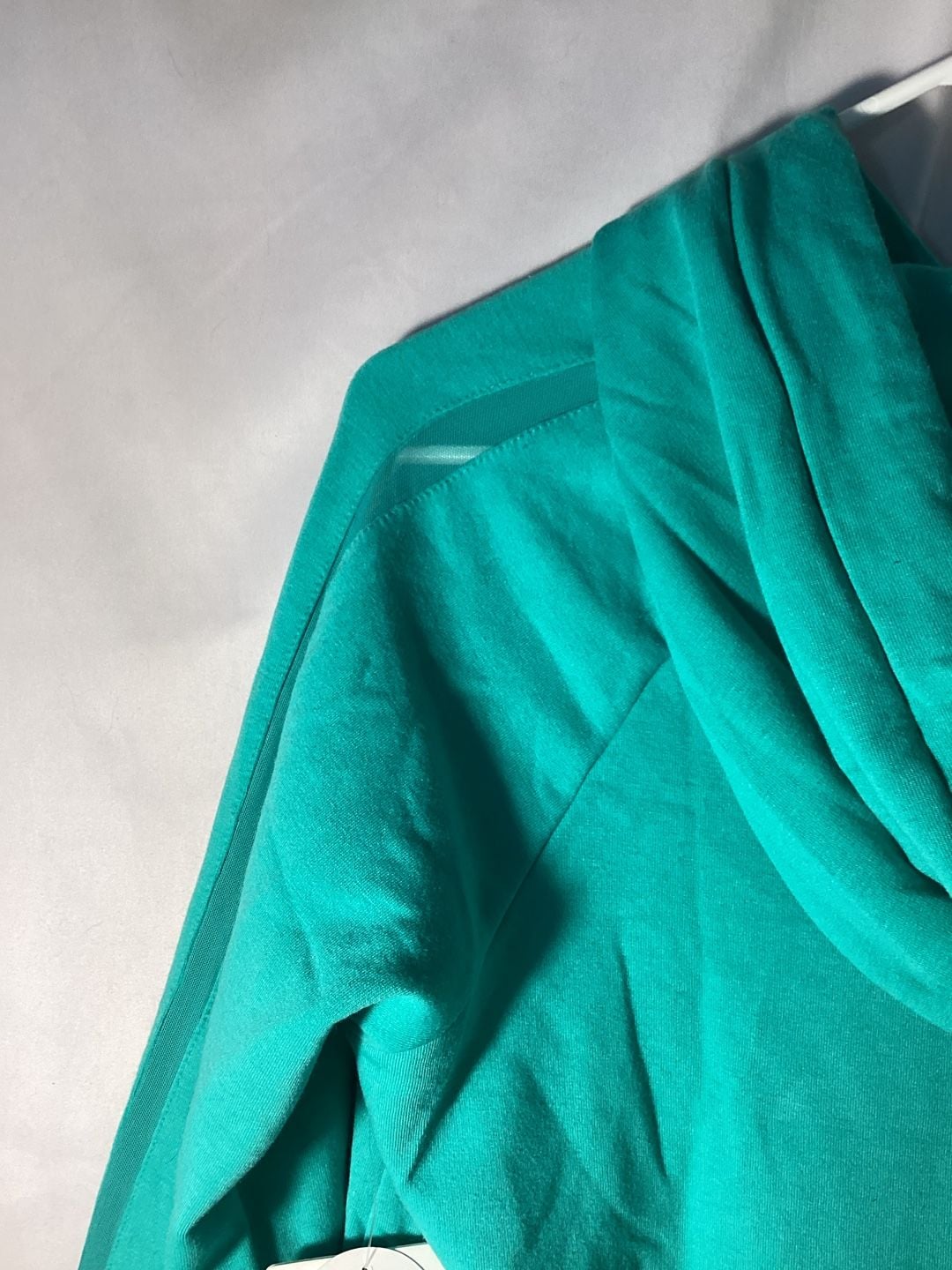 Danskin Hoodie Size M Turquoise Green Pullover Sweatshirt 5