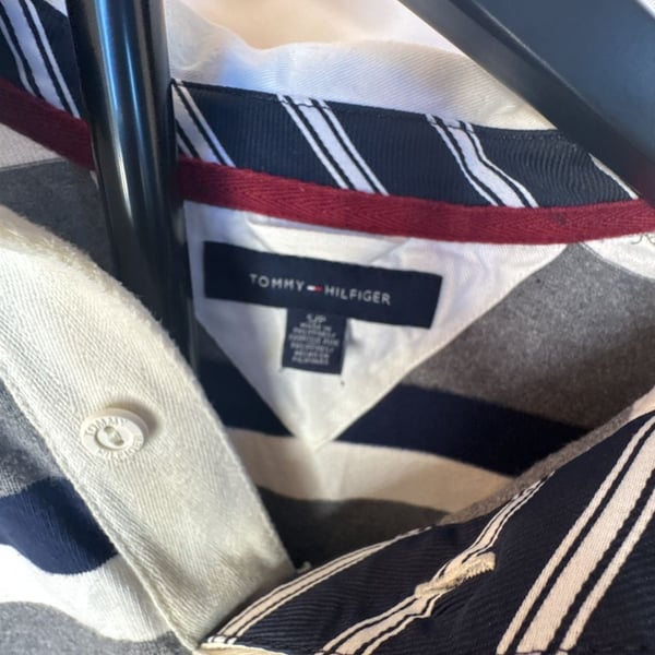 Tommy Hilfiger Rugby Shirt Size S Striped