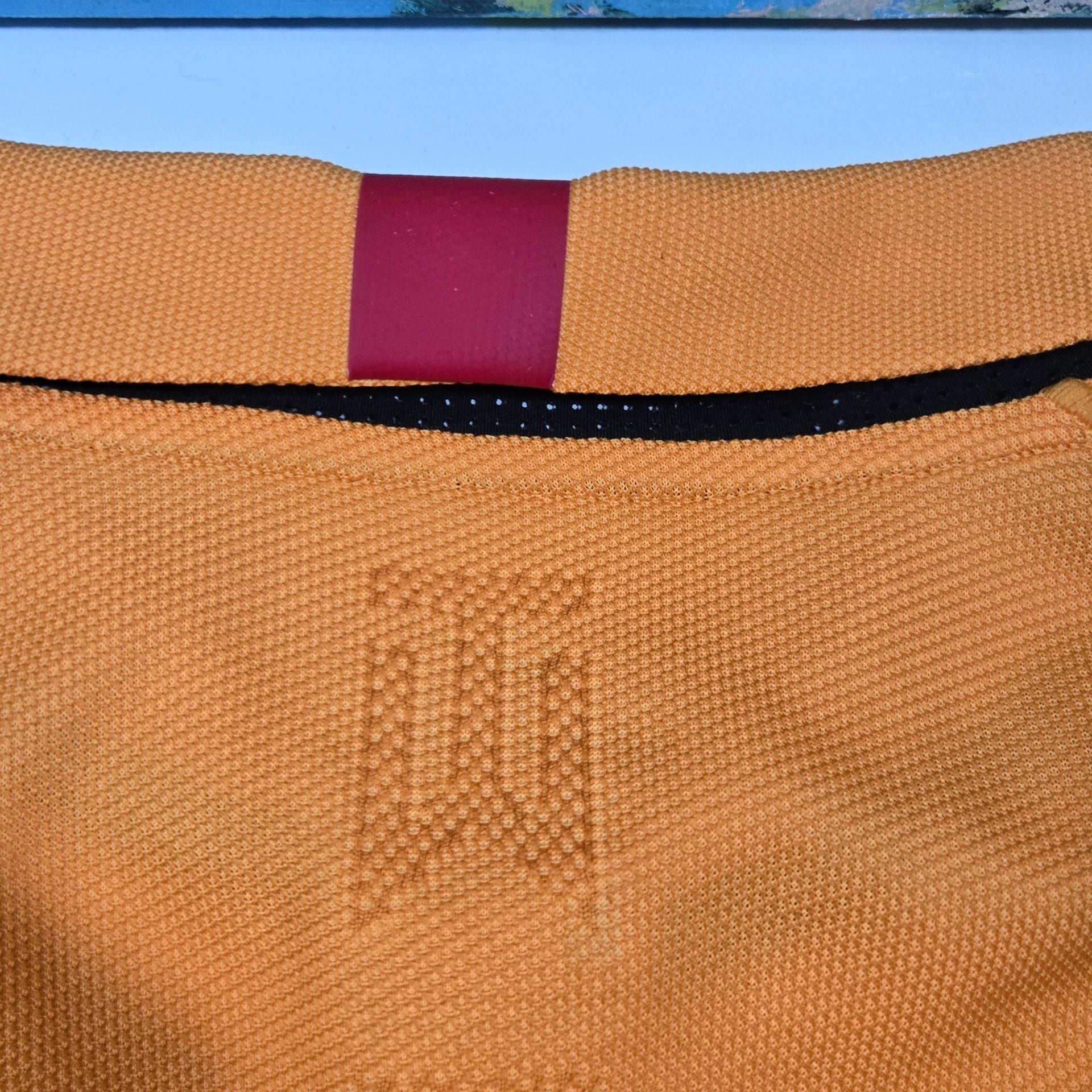 Nike Tiger Woods Collection Polo Shirt Size M Orange Golf Dri-FIT 7