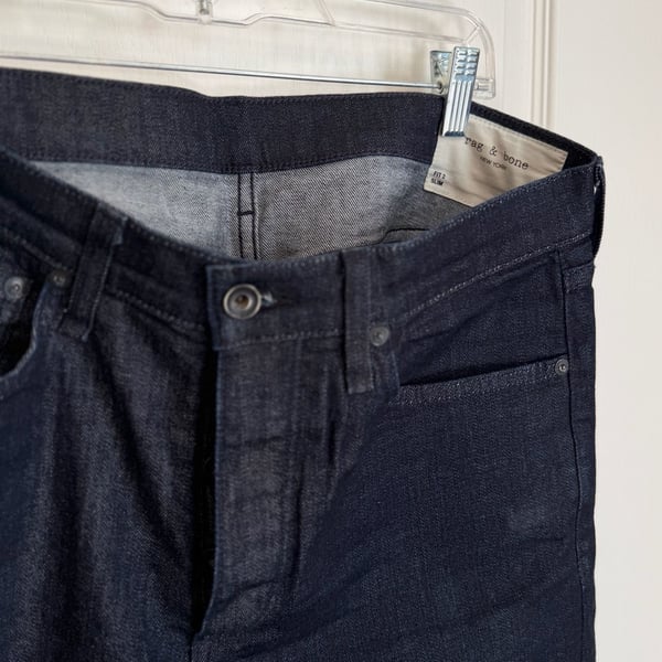 Rag & Bone Fit 2 Slim Jeans Dark Indigo Denim