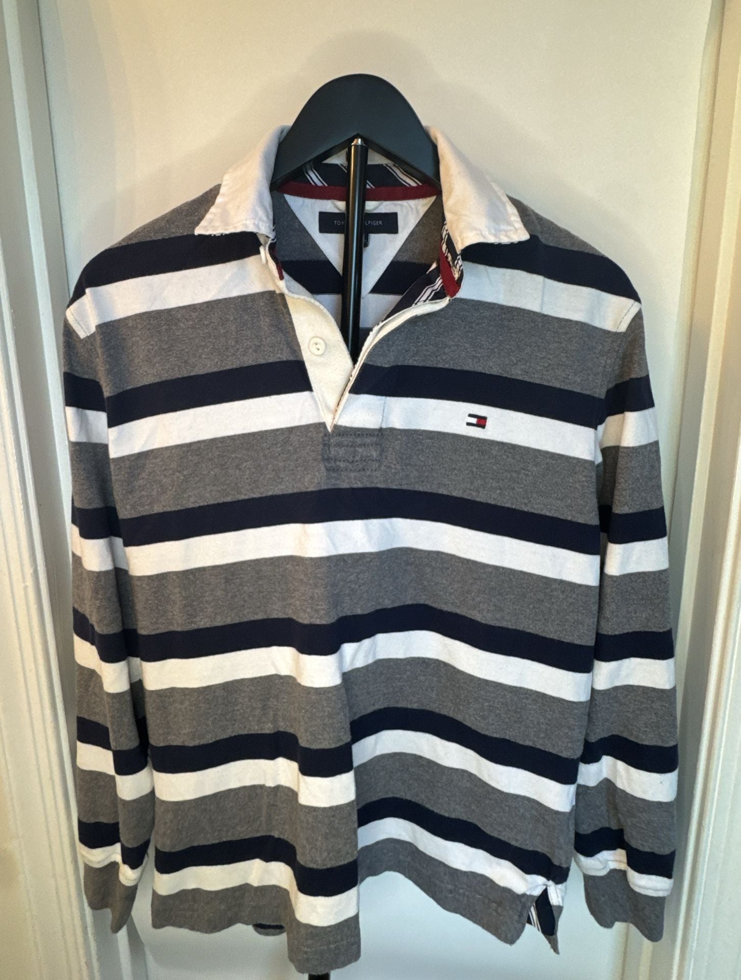 Tommy Hilfiger Rugby Shirt Size S Striped 3