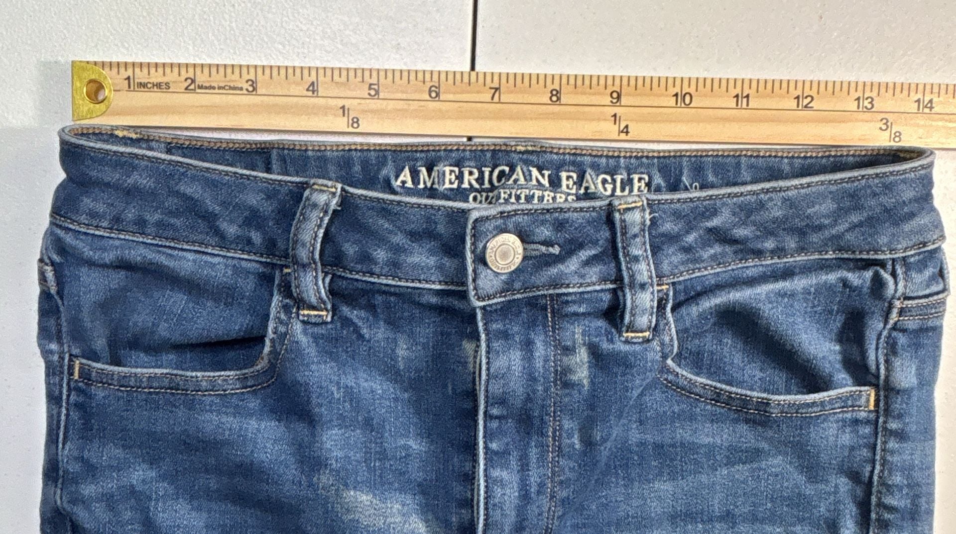 American Eagle Distressed Jeans Blue 8