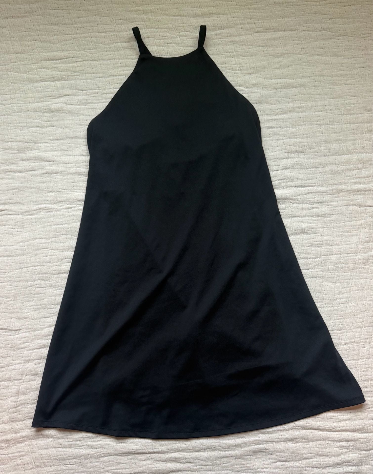 Madewell MWL Flex Fitness Dress Size S Black Athletic Halter Romper 2