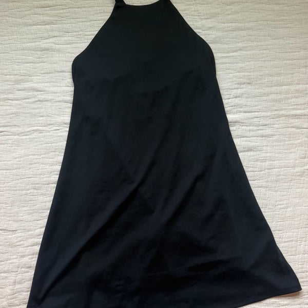 Madewell MWL Flex Fitness Dress Size S Black Athletic Halter Romper