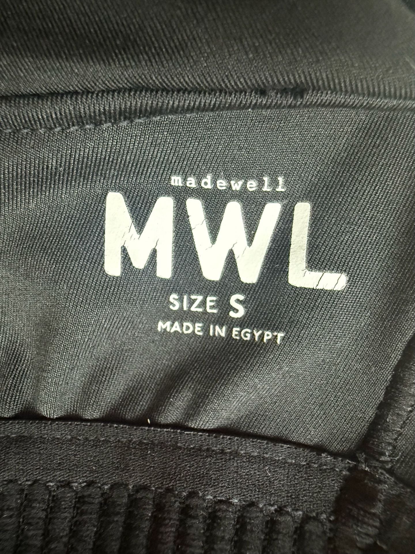 Madewell MWL Flex Fitness Dress Size S Black Athletic Halter Romper 6