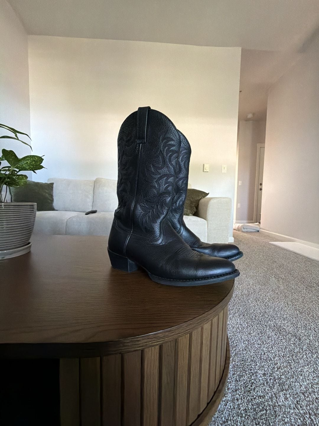 Ariat Heritage Western Boots Size 10.5D Black Leather 2