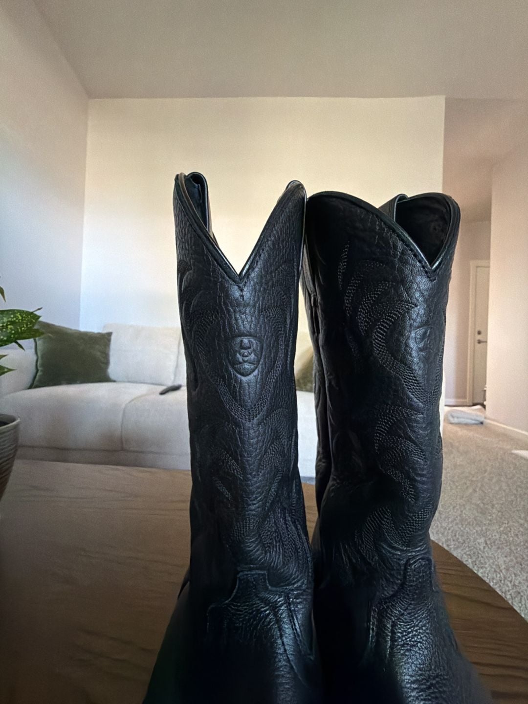 Ariat Heritage Western Boots Size 10.5D Black Leather 4