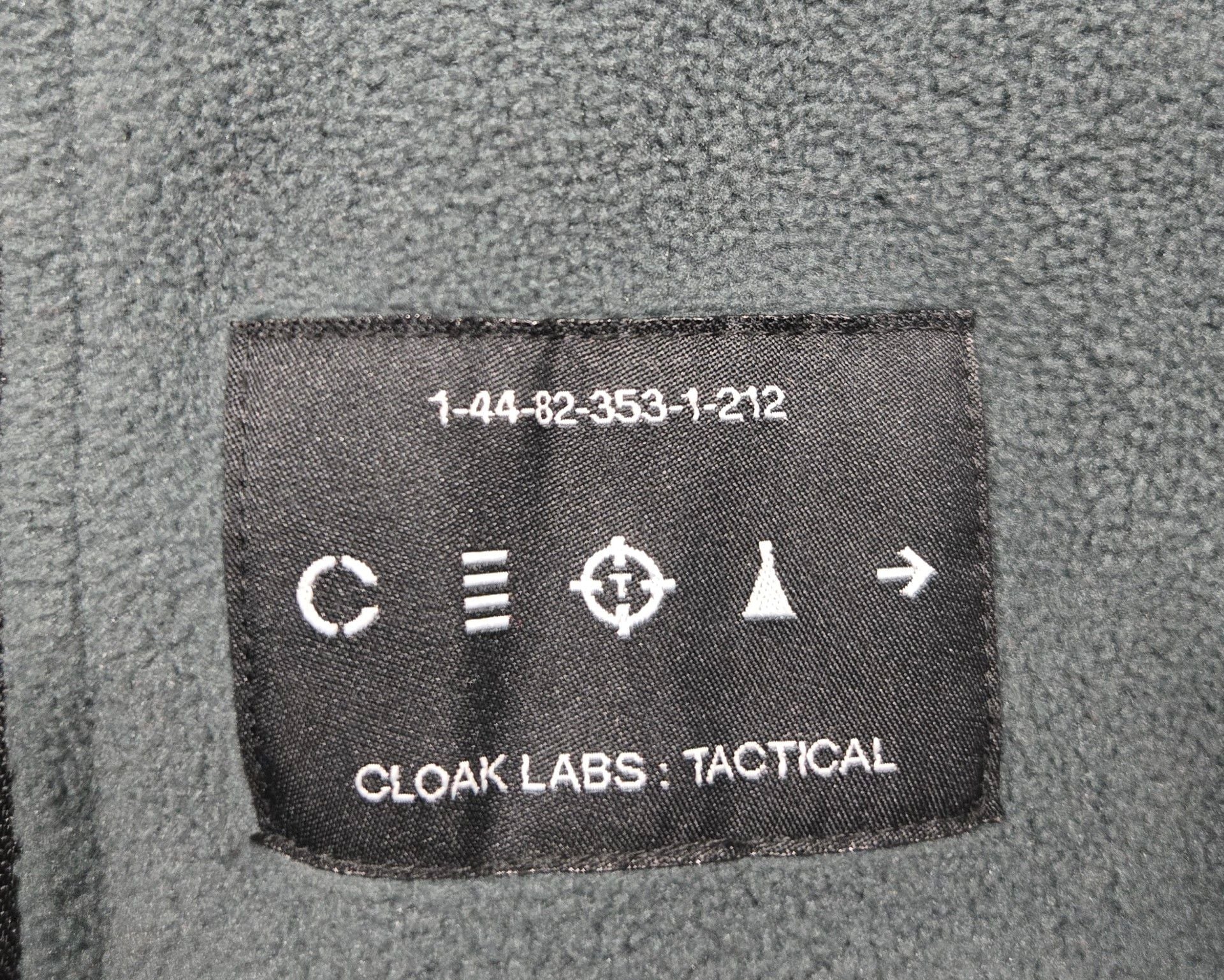 Cloak Labs Tactical Zip-Up Fleece Hoodie Size 2XL Gray 3