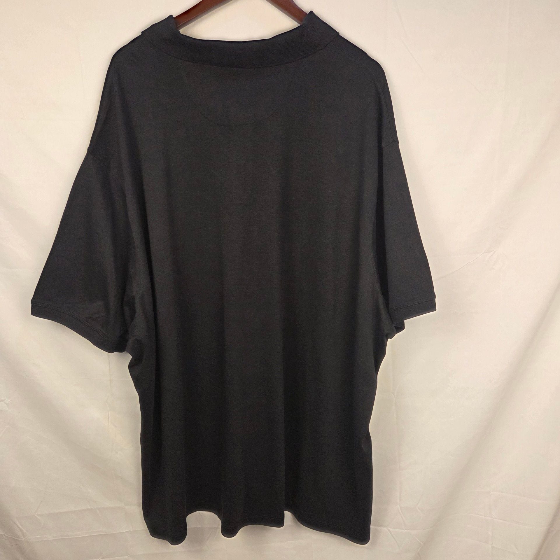 Roundtree & Yorke Polo Shirt Size 4XB Black Supima Cotton Pocket NWT 5