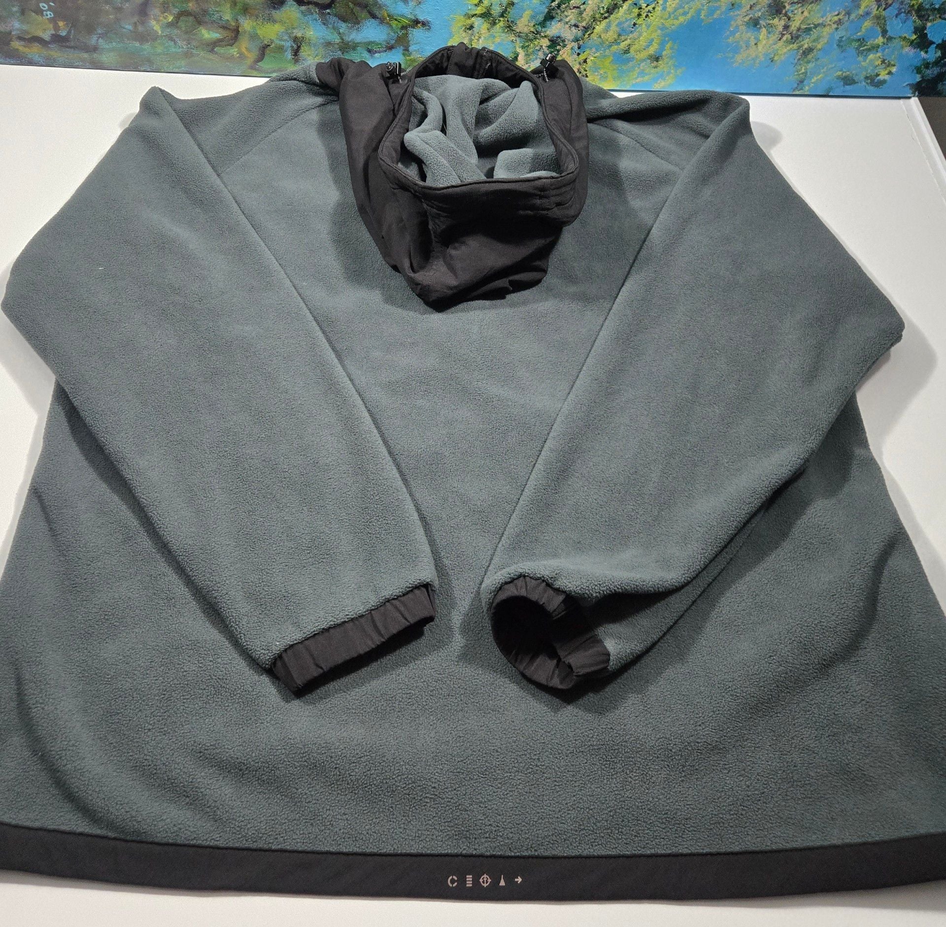 Cloak Labs Tactical Zip-Up Fleece Hoodie Size 2XL Gray 6