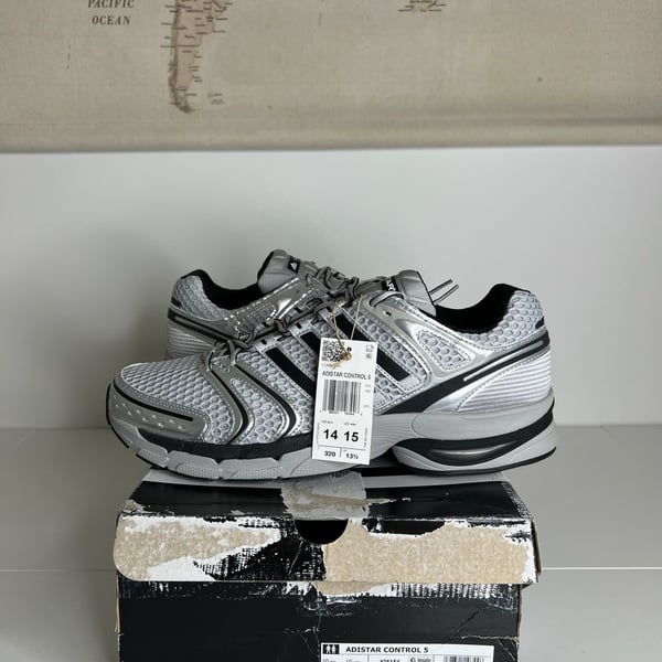 Adidas Adistar Control 5 Size 14 Grey Two Core Black