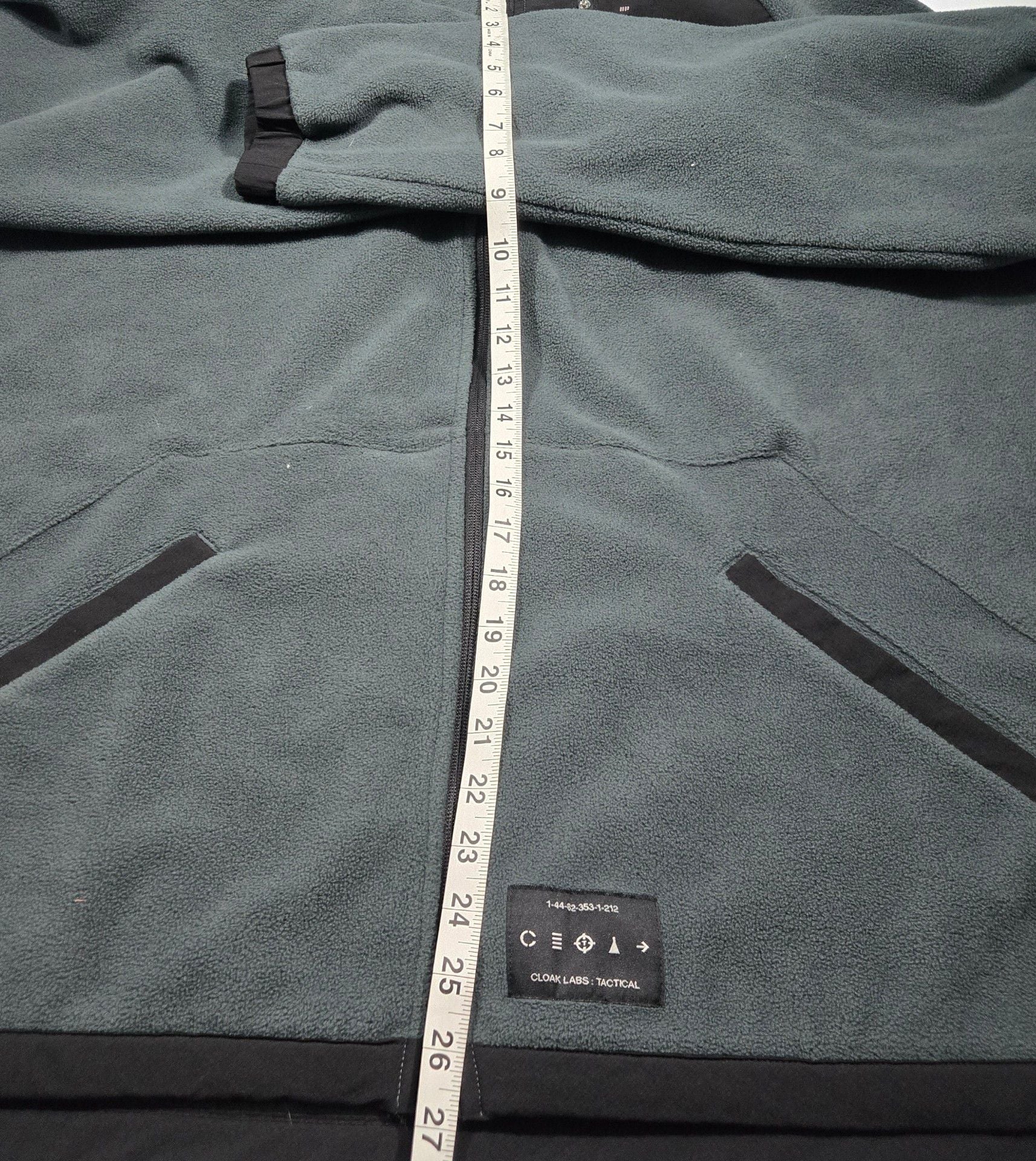 Cloak Labs Tactical Zip-Up Fleece Hoodie Size 2XL Gray 7