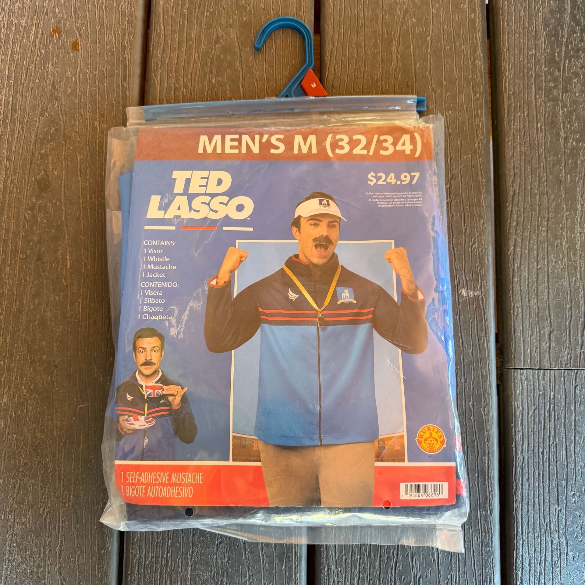 NEW QUICK SHIPPING Rubies Ted Lasso Costume Size M (32/34) Men's 1