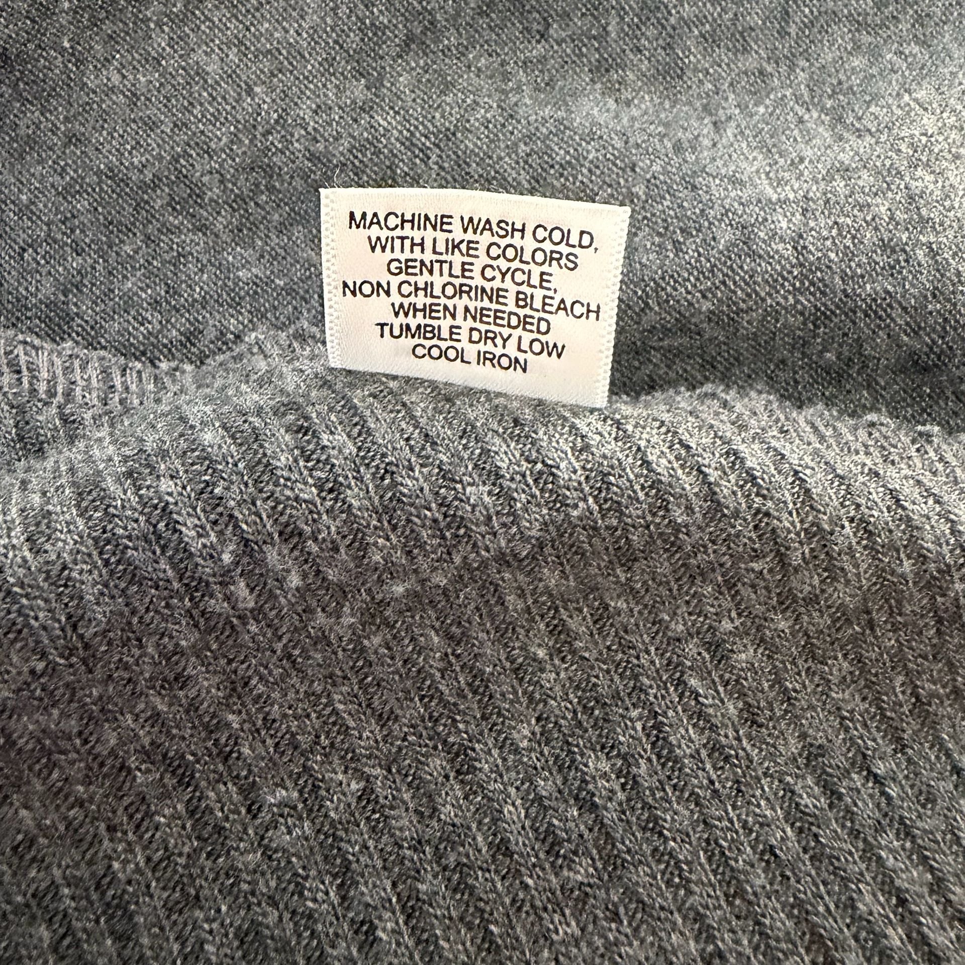Johnston & Murphy Cardigan Size M Gray Open Front Sweater 8