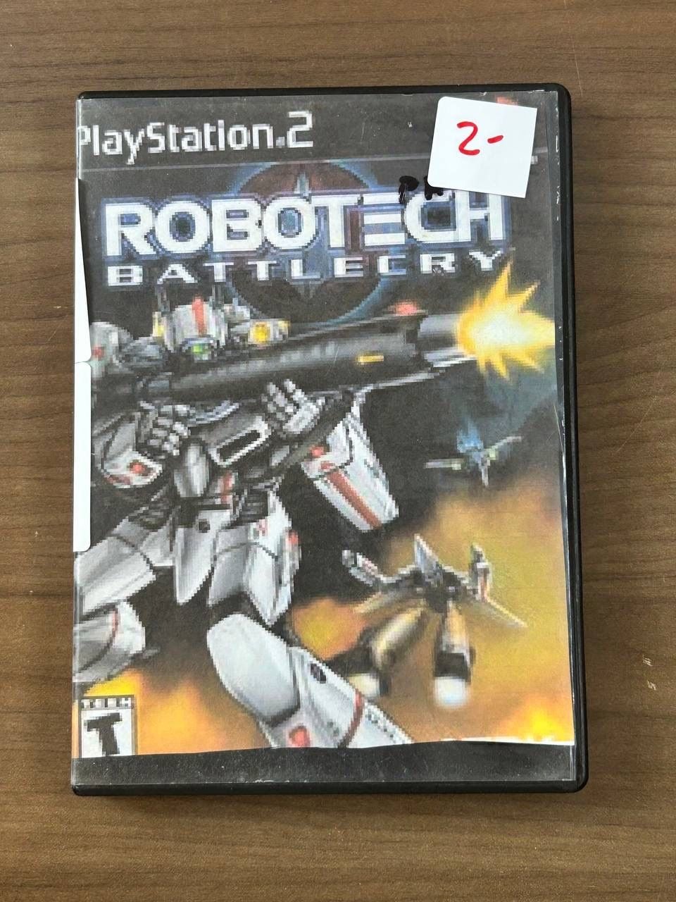 Robotech Battlecry Sony PlayStation 2 PS2 2002 Game Disc & Case No Manual 1