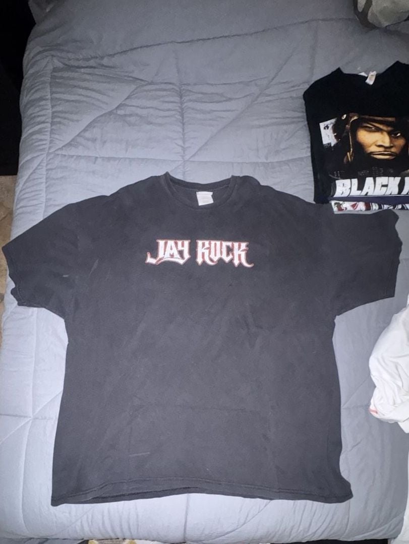 Port and Company Jay Rock Graphic T-Shirt Size 3XL Black Cotton 2