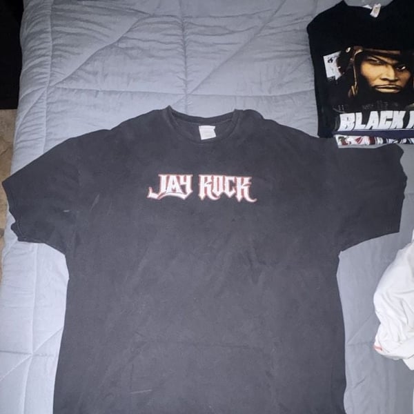 Port and Company Jay Rock Graphic T-Shirt Size 3XL Black Cotton