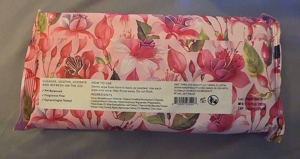 Nakery Beauty Pure Refresh Soothing Moisture Wipes 30 Wipes 2