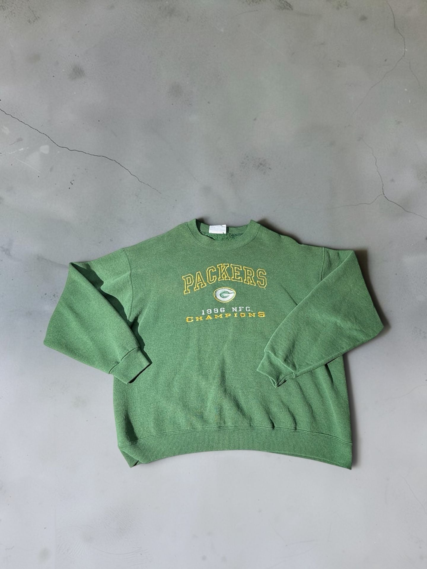 Lee Sport Green Bay Packers 1996 NFC Champions Sweatshirt XL 1