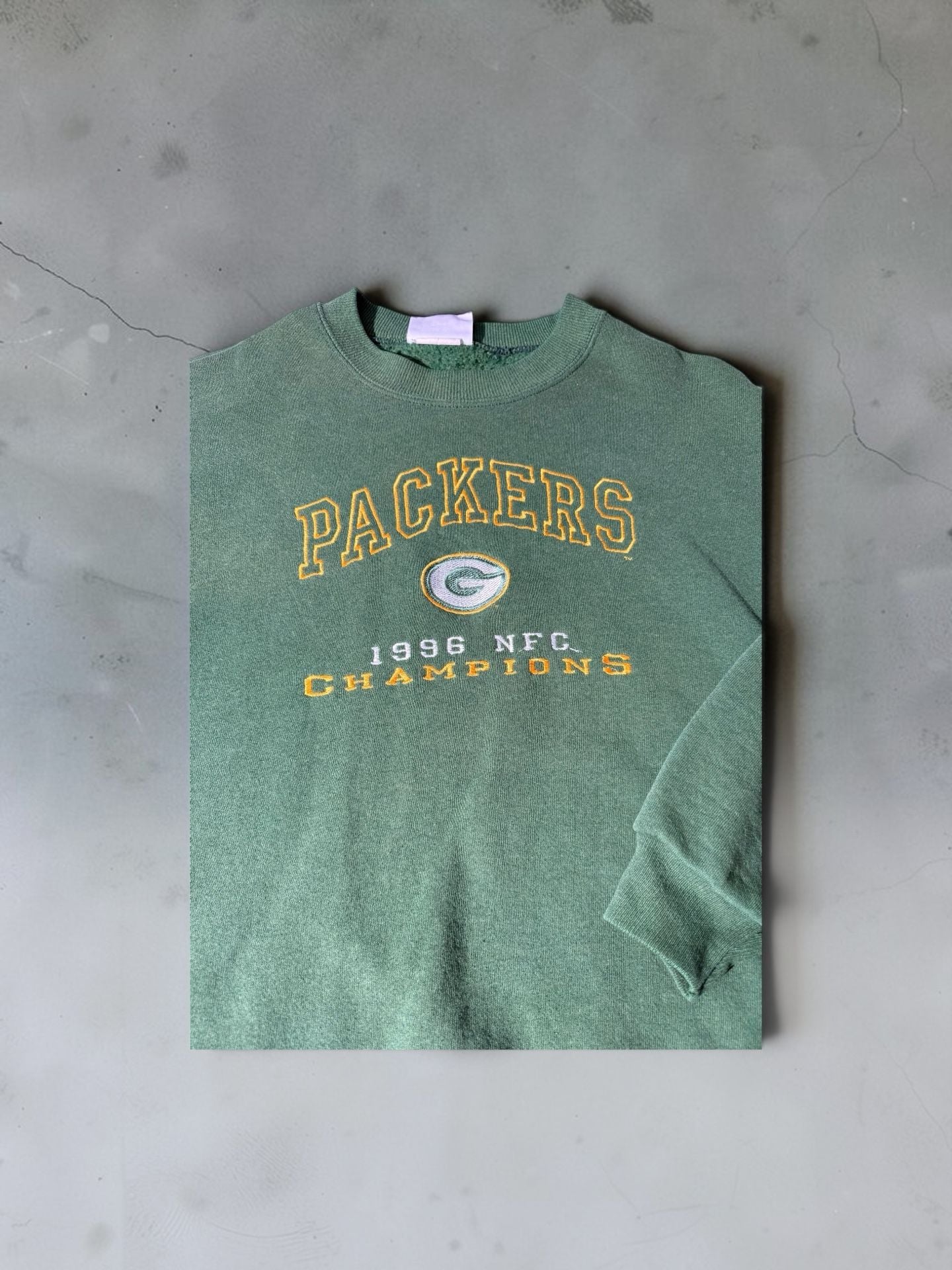 Lee Sport Green Bay Packers 1996 NFC Champions Sweatshirt XL 2