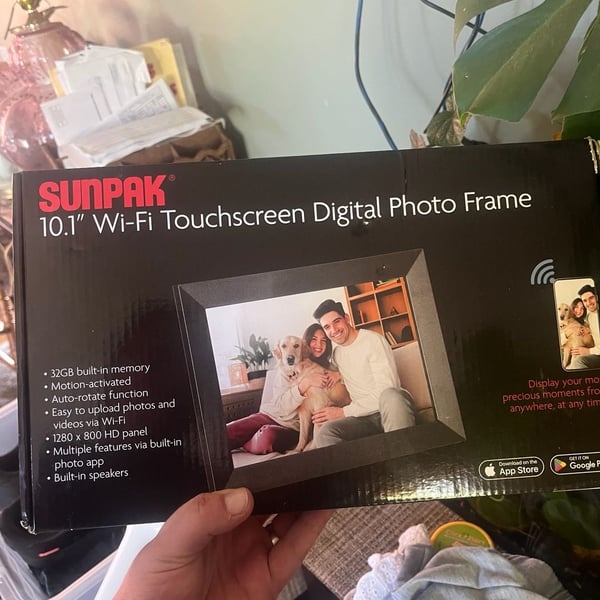 Sunpak 10.1" Wi-Fi Touchscreen Digital Photo Frame Size 10.1"