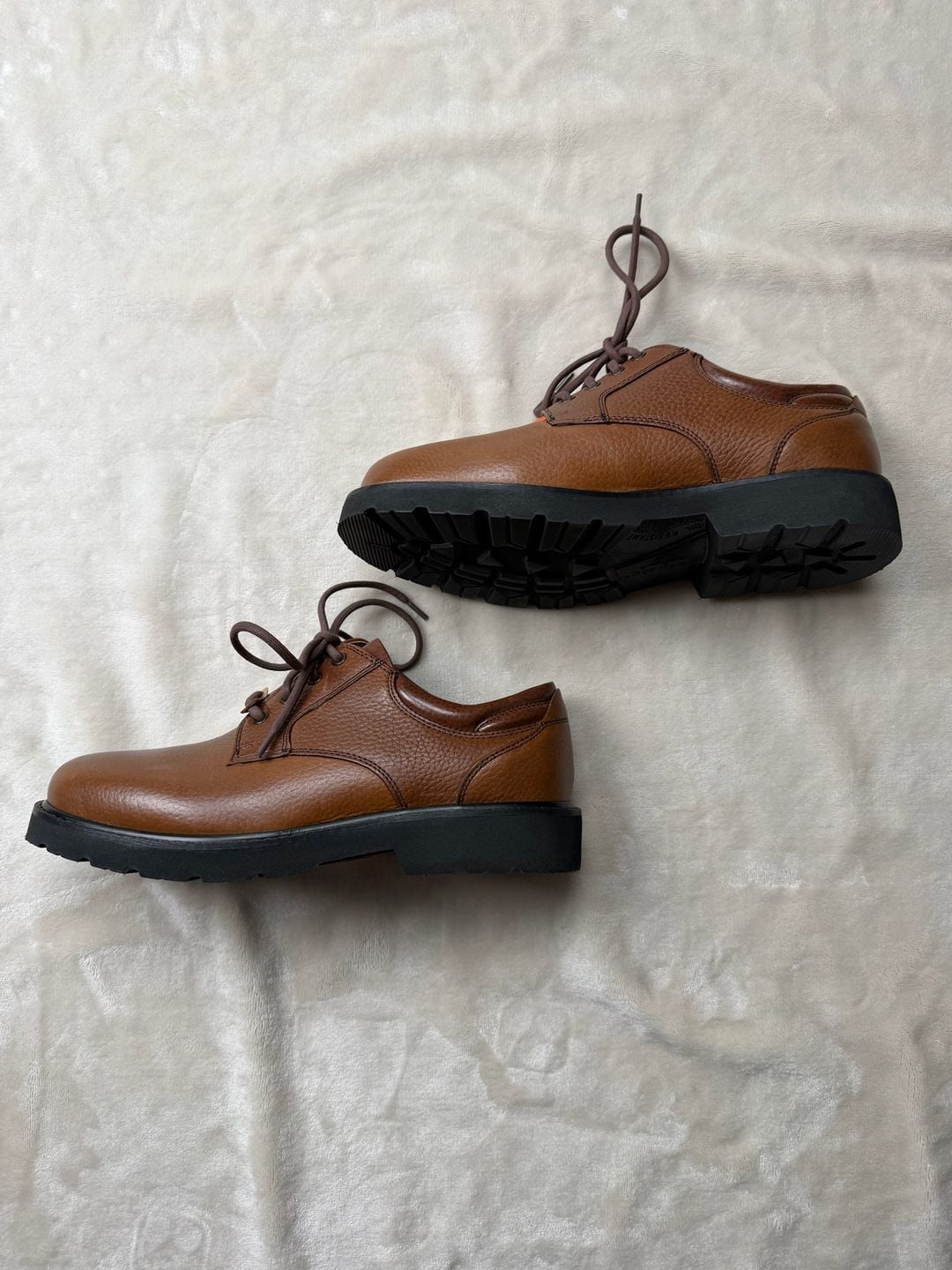 Dockers 2000โs stain defender Casual Oxford Shoes Brown Leather Size 8.5 5