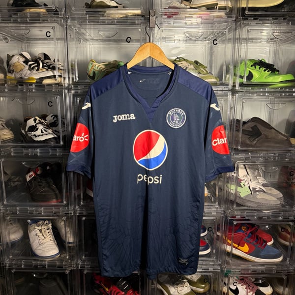 Joma Motagua Home Soccer Jersey Men's Size S Blue Pepsi Diunsa