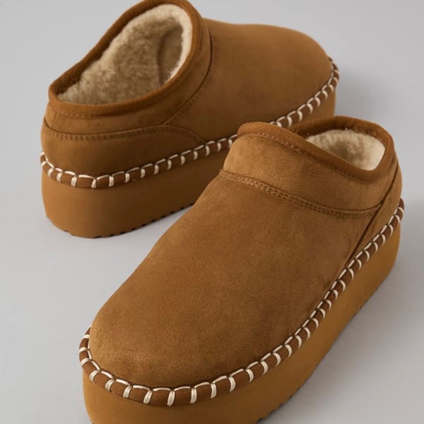 American Eagle Hangout Scuff Slide Size 10 Brown New with Out Tags