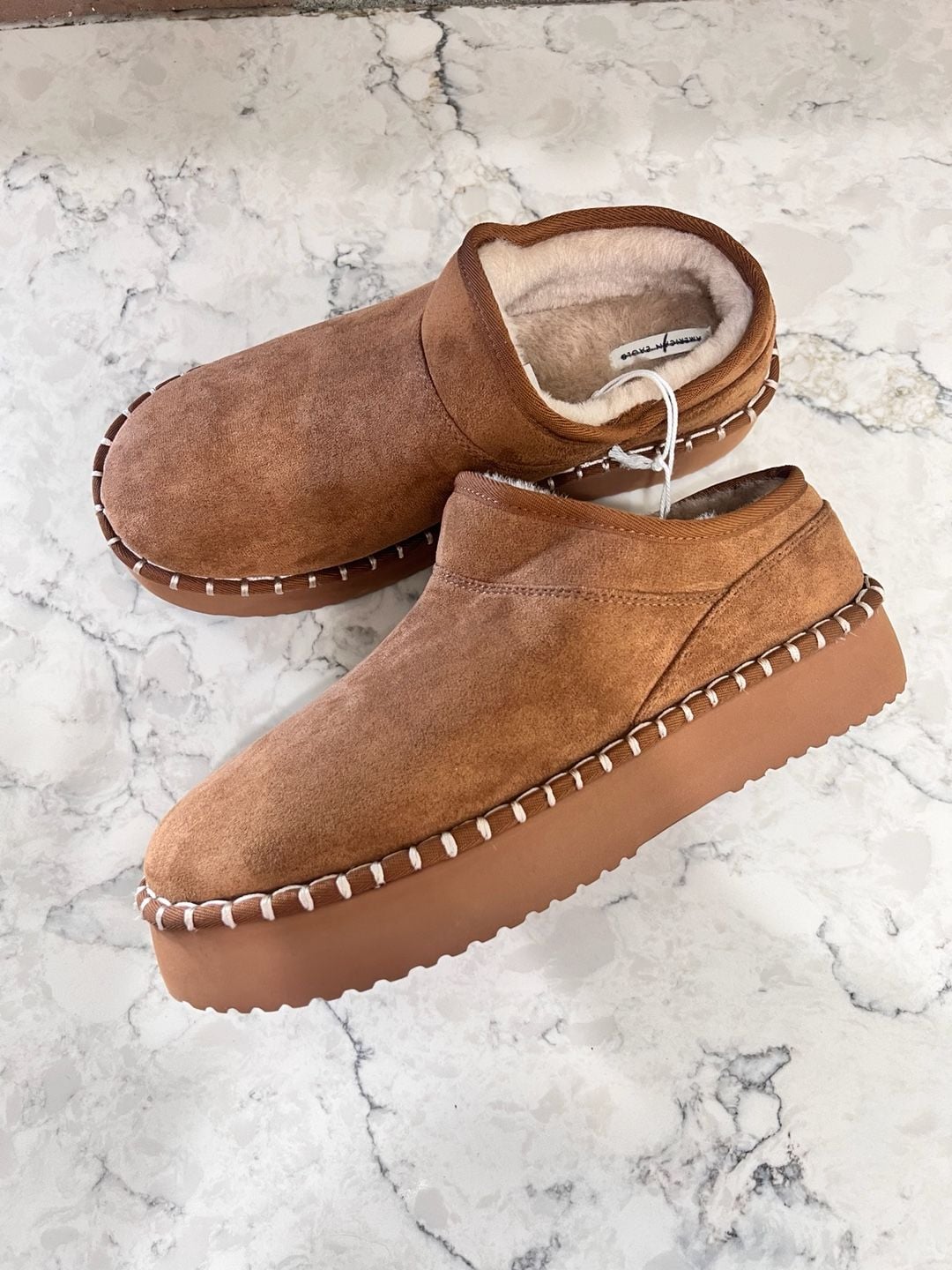 American Eagle Hangout Scuff Slide Size 10 Brown New with Out Tags  7