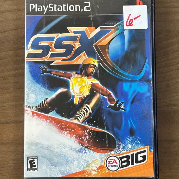 SSX Sony PlayStation 2 PS2 2000 Black Label Complete CIB Game w/ Manual